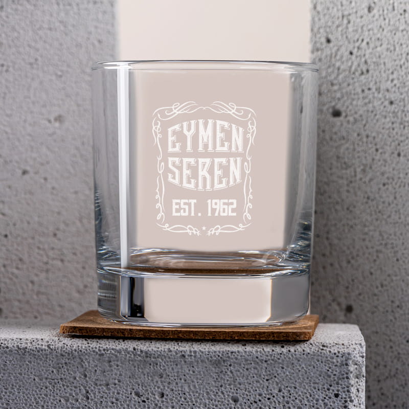 Retro Tasarımlı İsimli Viski Bardağı - Liverpool Viski Bardak Seti