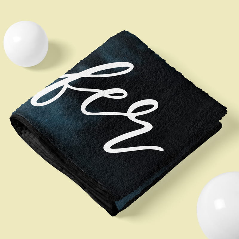 Sevgiliye Hediye İsme Özel 2'li Plaj Havlu Seti