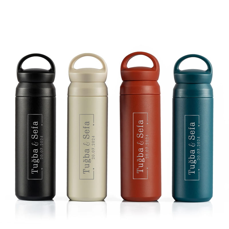 Sevgiliye Hediye Kişiye Özel Çelik Termos - 500 ml Mug Termos