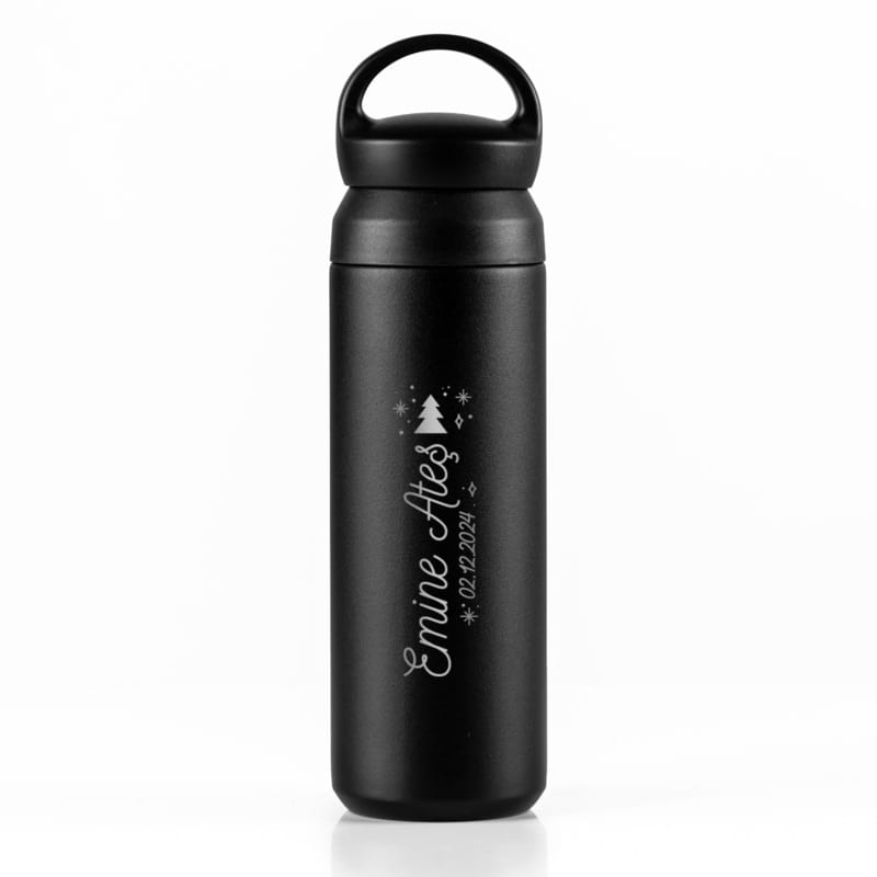 Yılbaşı Hediyesi Kişiye Özel Çelik Termos - 500 ml Termos Mug