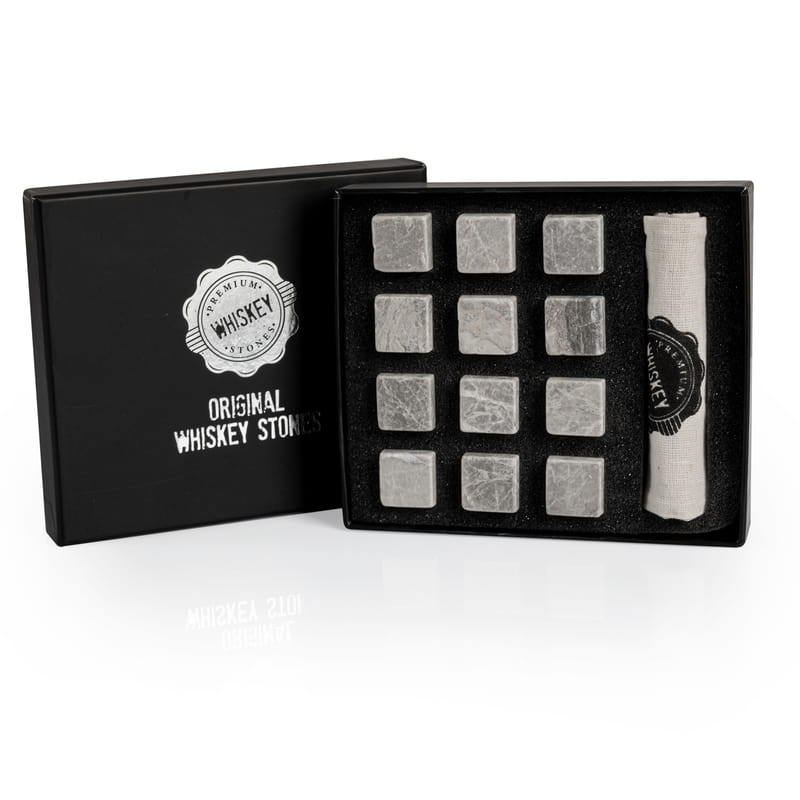 Açık Gri Viski Soğutma Taşı - Viski Soğutucu Taş