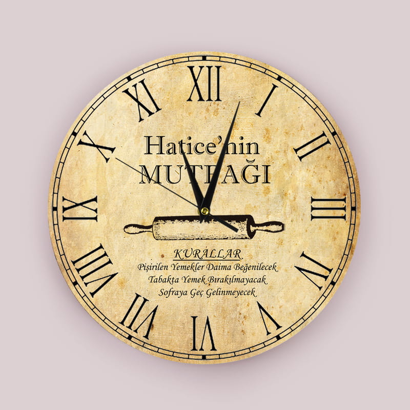 Anneler Gününe Özel Duvar Saati