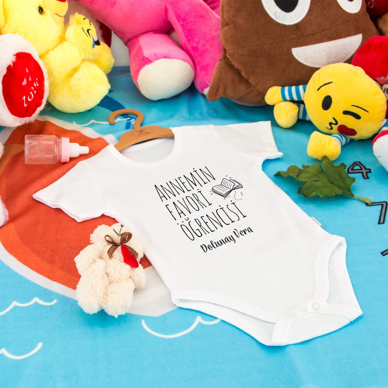 Anneye Öğretmenler Günü Hediyesi Kişiye Özel Esprili Zıbın Body