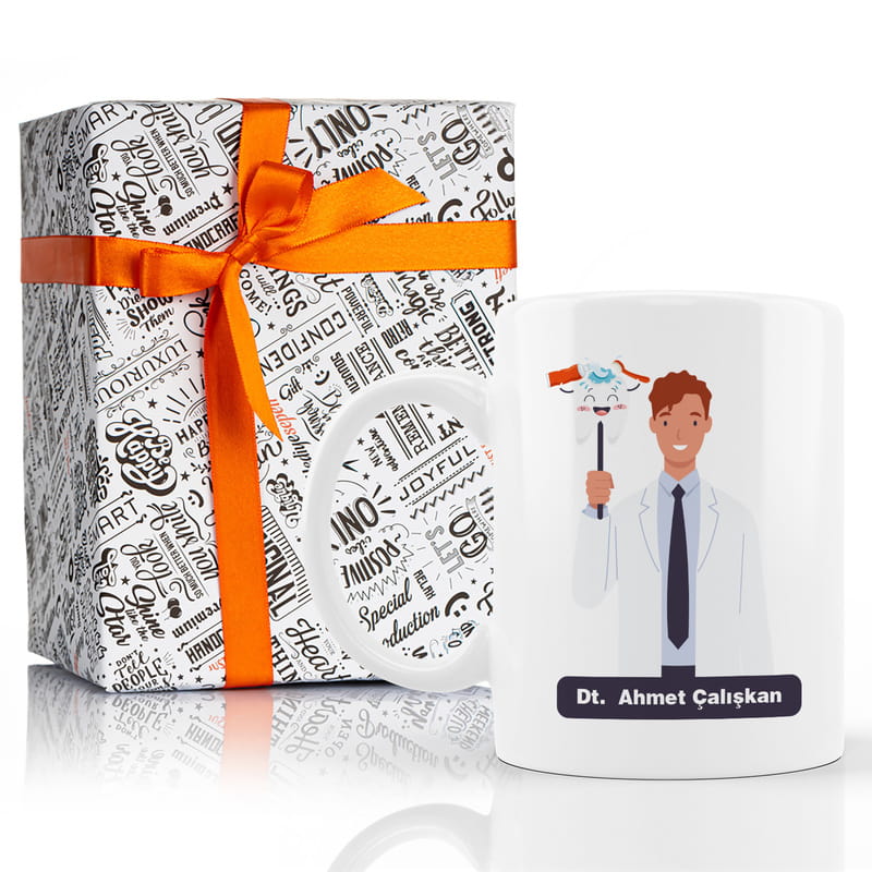 Diş Hekimine Özel Tasarım Kupa