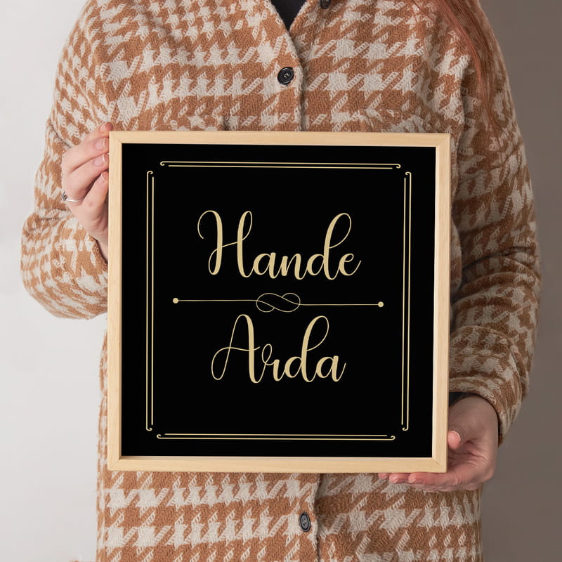 Eşe Hediye Unutulmaz Anlar Tasarımlı 3'lü Konsept Tablo Seti