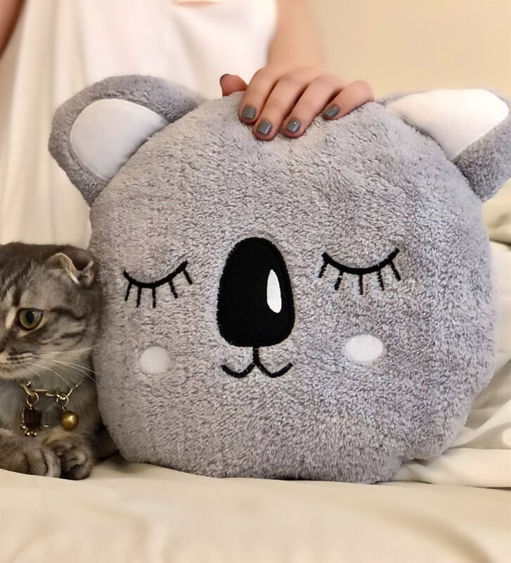 Koala Tasarımlı Peluş Yastık