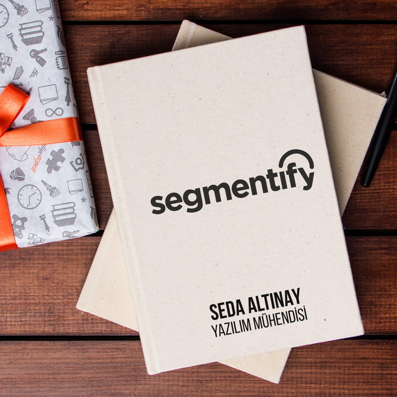 Kurumsal Logo Baskılı Kanvas Defter