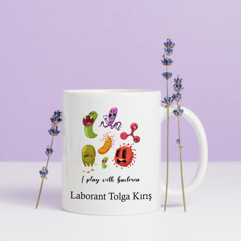 Laborant Arkadaşa Hediye İsim Yazılı Kupa