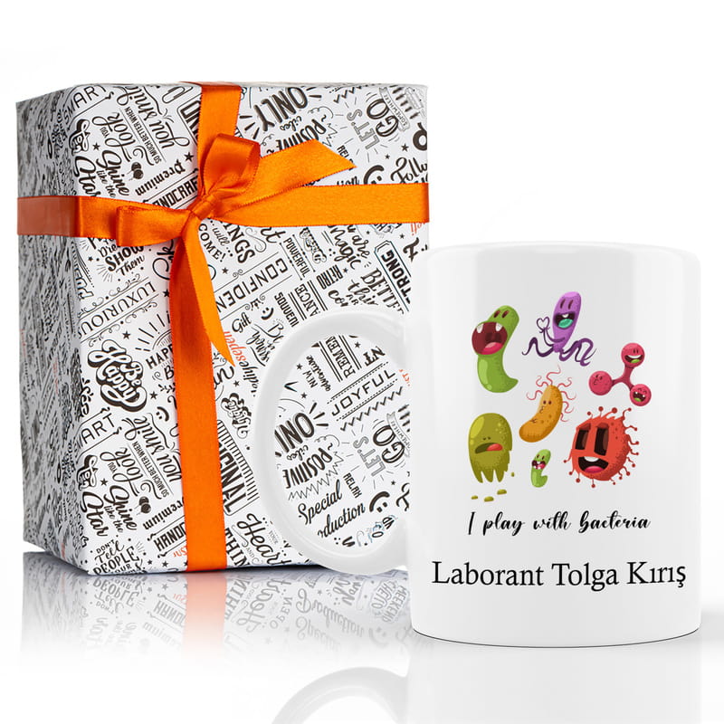 Laborant Arkadaşa Hediye İsim Yazılı Kupa