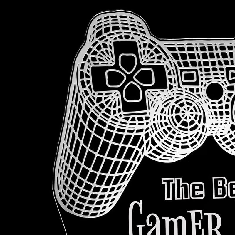 Oyun Severlere Hediye Konsol Kolu Tasarımlı Dekoratif Led Lamba