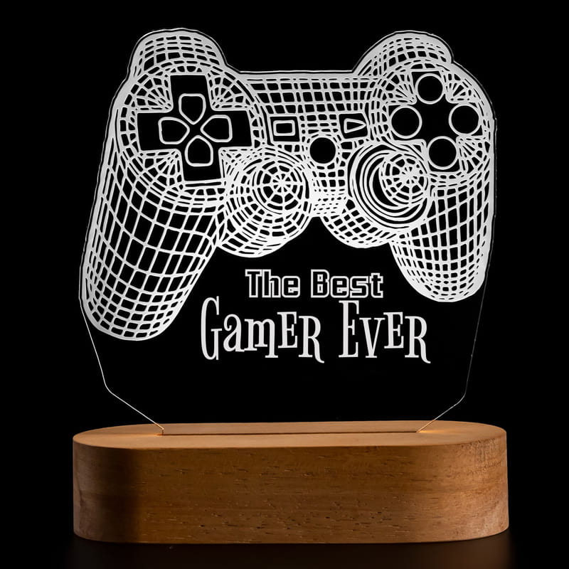 Oyun Severlere Hediye Konsol Kolu Tasarımlı Dekoratif Led Lamba