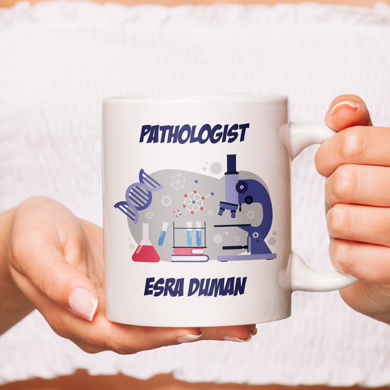 Patolog Arkadaşa Hediye Baskılı Kupa