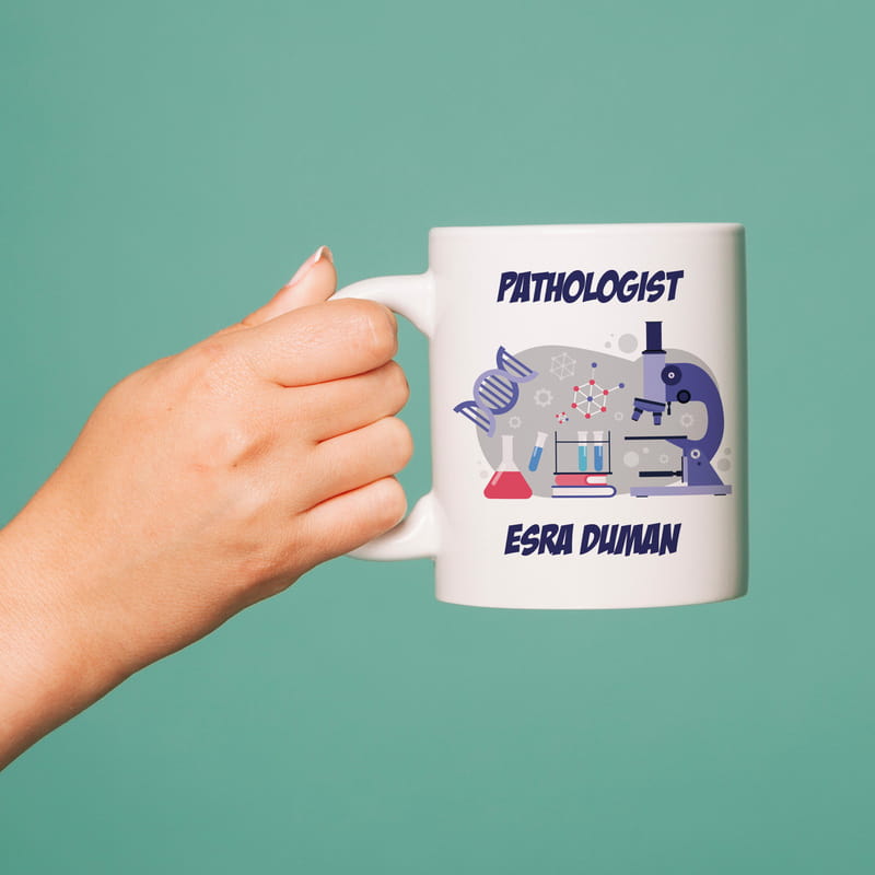 Patolog Arkadaşa Hediye Baskılı Kupa