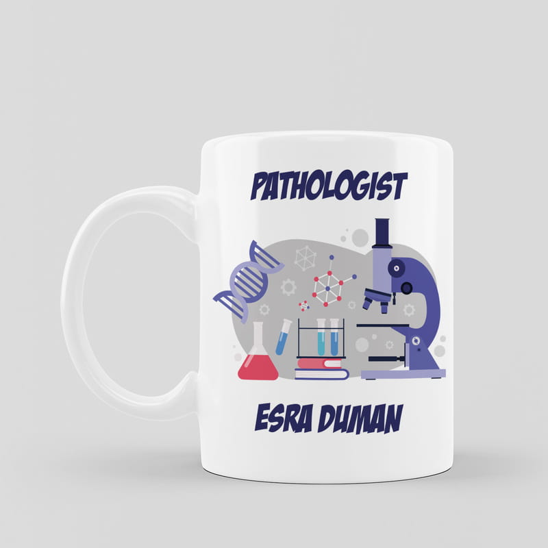 Patolog Arkadaşa Hediye Baskılı Kupa