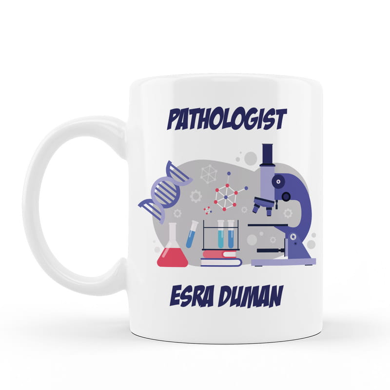 Patolog Arkadaşa Hediye Baskılı Kupa