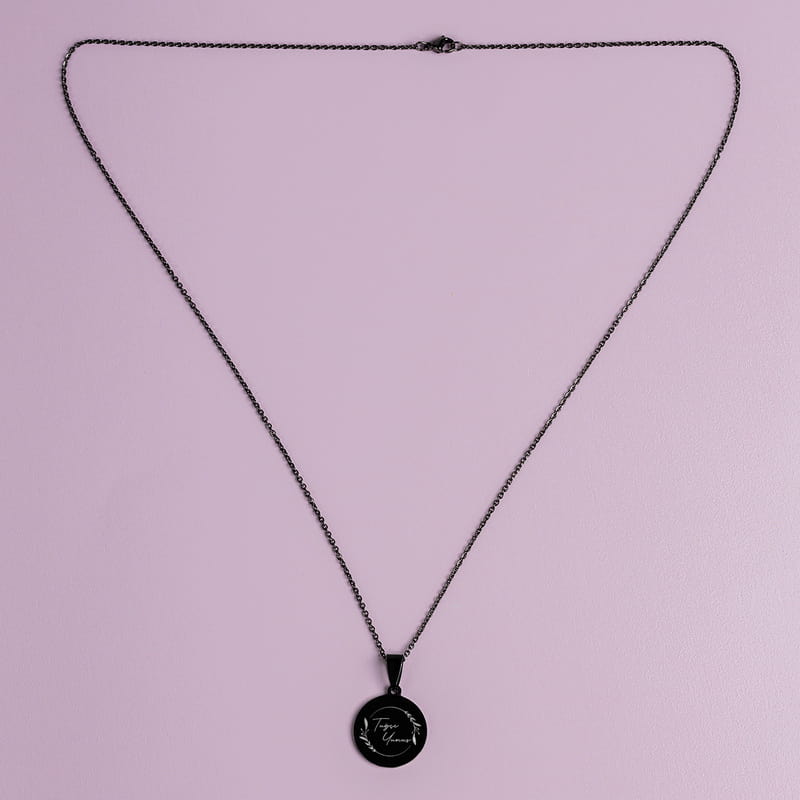 Sevgiliye Hediye İki İsimli Kolye - İsim Yazılı Plaka Kolye