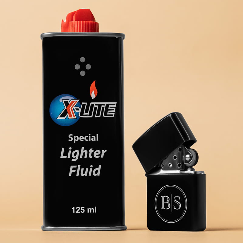 Sevgiliye Hediye Monogram Tasarımlı Benzinli Metal Çakmak Seti