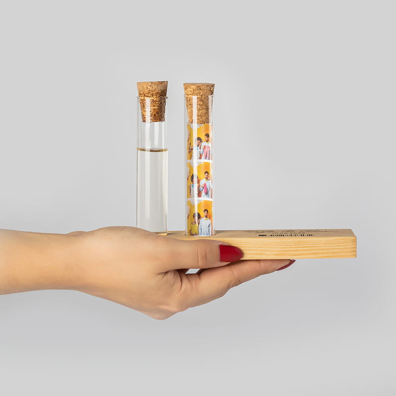 Yıldönümü Hediyesi Müzik Kodlu Dekoratif Set - Bambu Oda Kokusu Şişesi