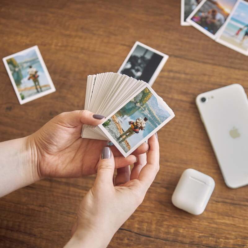 5x7,5 Mini Klasik Kart Foto Baskı - 105 Adet