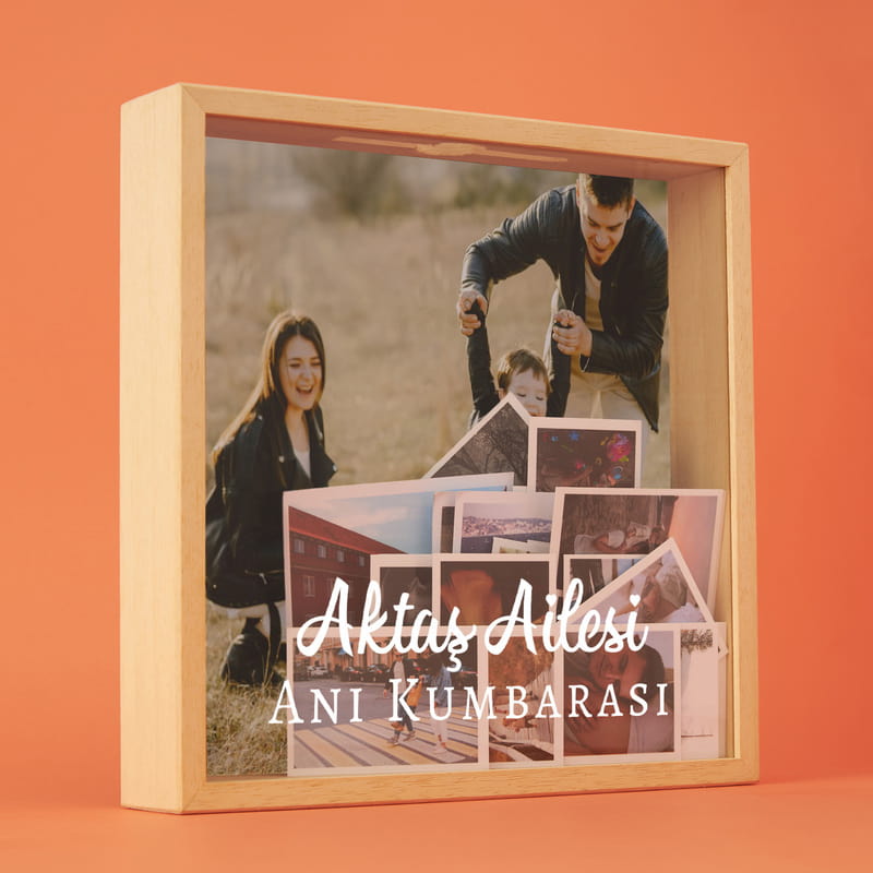 Ailelere Özel Anı Fotoğraf Kumbarası