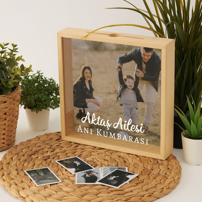 Ailelere Özel Anı Fotoğraf Kumbarası