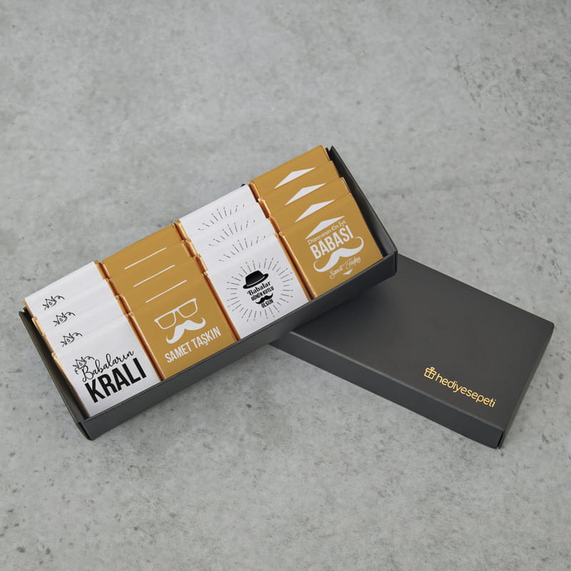 Babaya Hediye Çikolata Kahve Hediye Kutusu