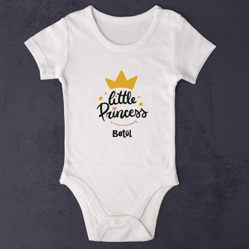 Bebek Body 2li Kupa Bardak Prens ve Prenses Hediye Kutusu