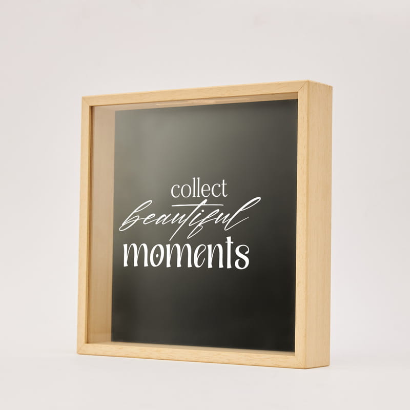 Collect Beautiful Moments Baskılı Anı Kumbarası
