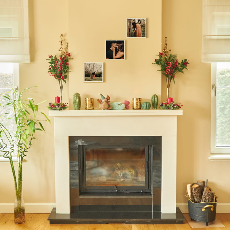 Fotoğraf Baskılı 3'lü Yapışkan Duvar Çerçevesi