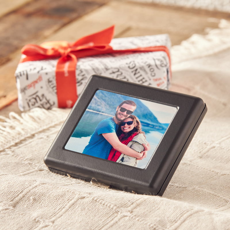 Fotoğraf Baskılı Kişiye Özel Siyah Tabaka