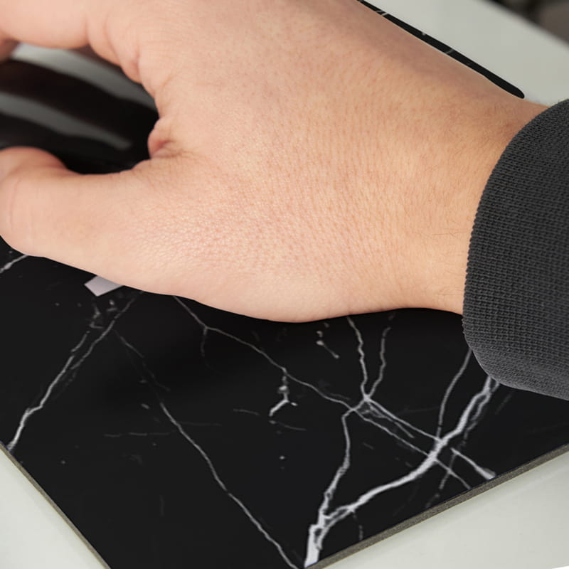 Harf Tasarımlı Ergonomik Bilek Destekli Mousepad