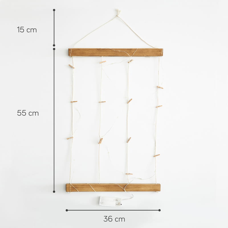 Kişiye Özel 12 Fotoğraflı Işıklı Fotoğraf Panosu