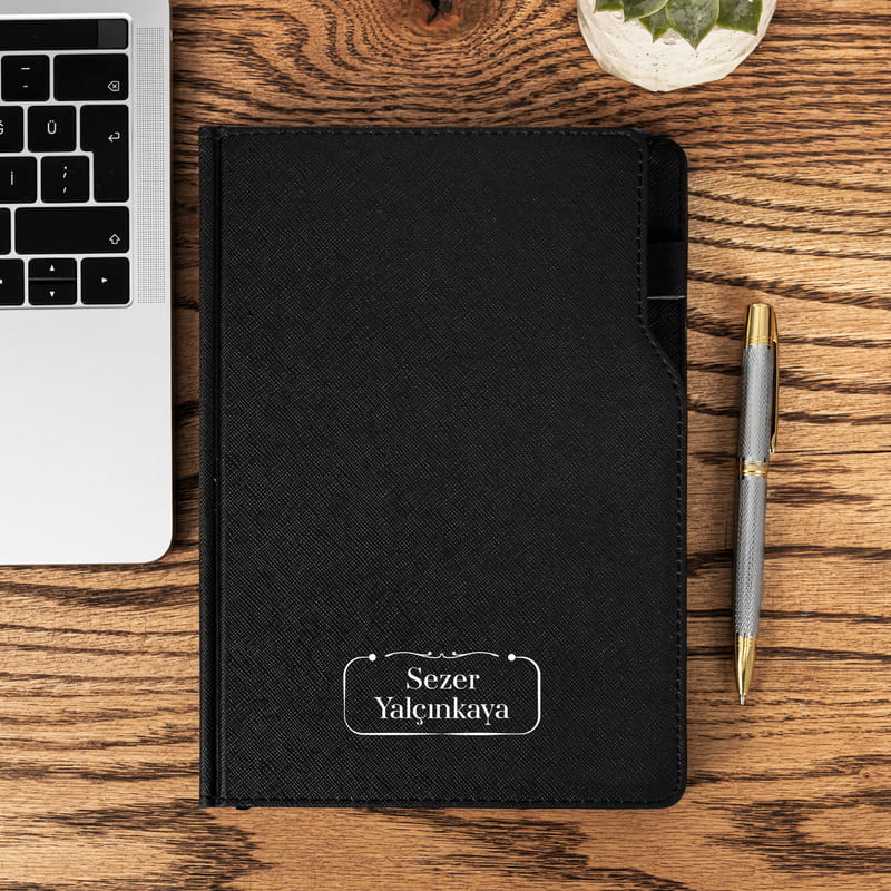 İsme Özel Hediyelik Ajanda - Deri Ajanda Defter