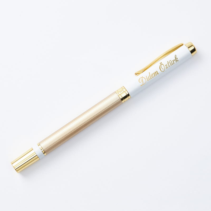 Kişiye Özel Gold İsim Yazılı Roller Kalem