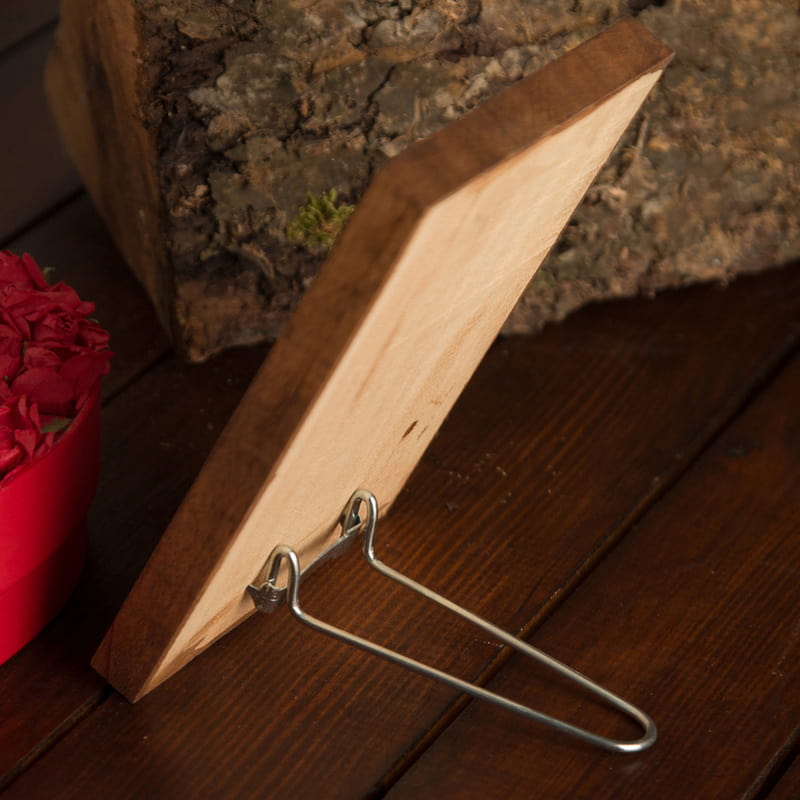 Minimal Fotoğraf Baskılı Masaüstü Ahşap Çerçeve