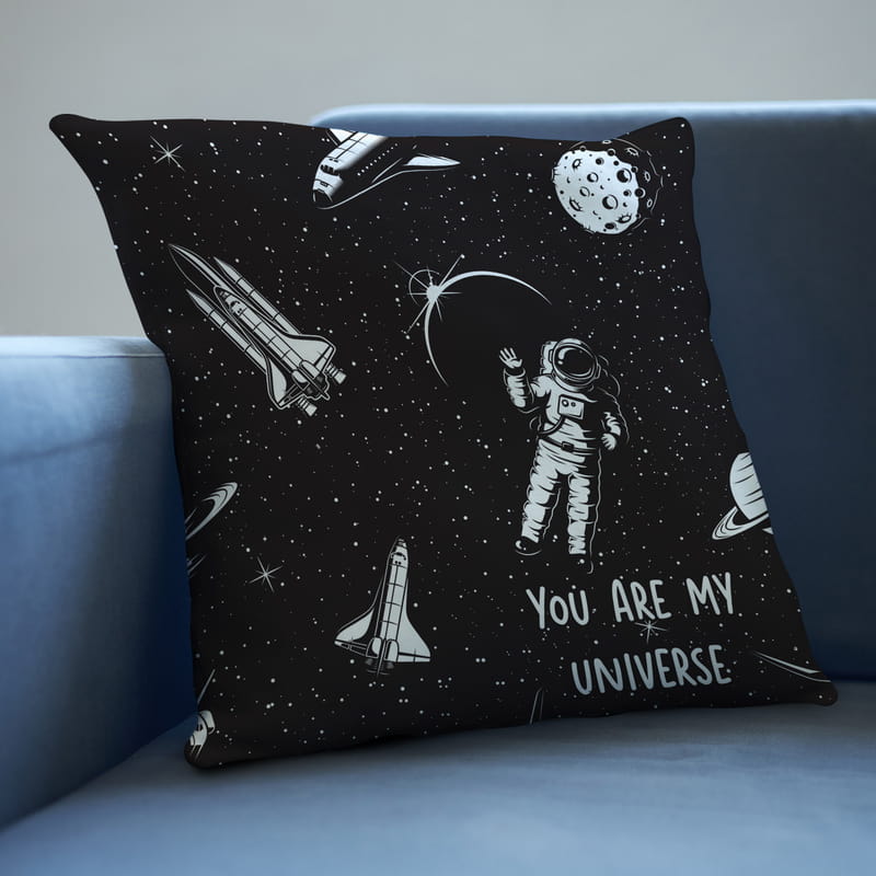 Sen Benim Evrenimsin Tasarımlı Yastık