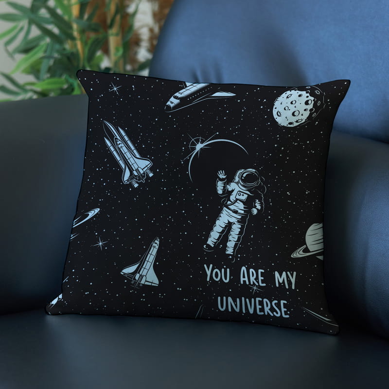 Sen Benim Evrenimsin Tasarımlı Yastık