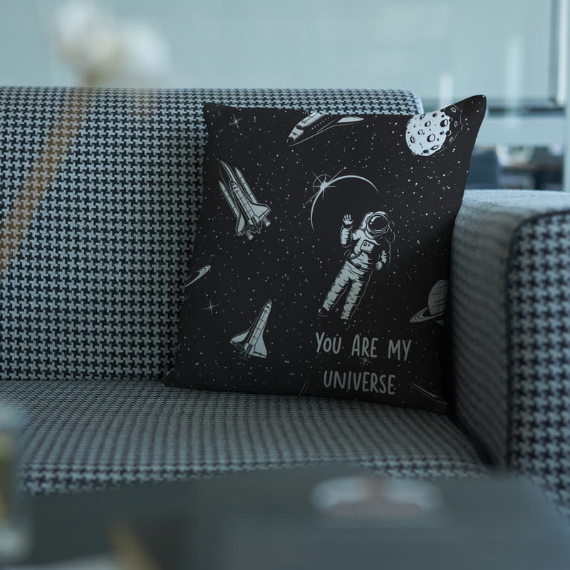Sen Benim Evrenimsin Tasarımlı Yastık