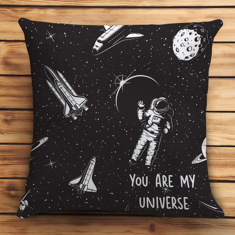 Sen Benim Evrenimsin Tasarımlı Yastık