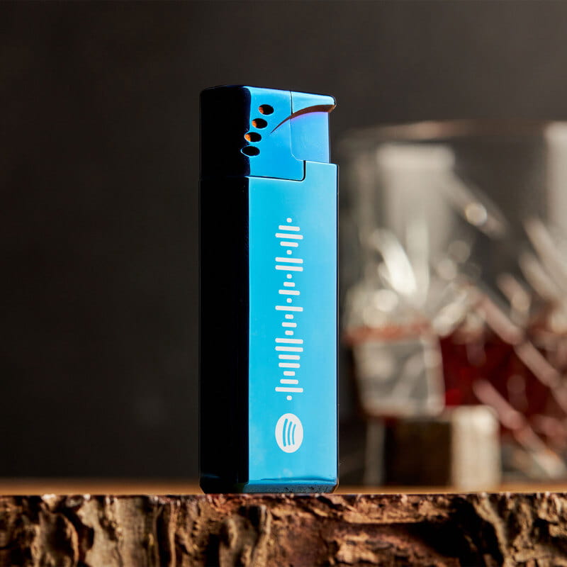 Spotify QR Kod Tasarımlı Metal Kutulu Çakmak