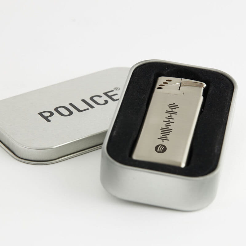 Spotify QR Kod Tasarımlı Metal Kutulu Çakmak