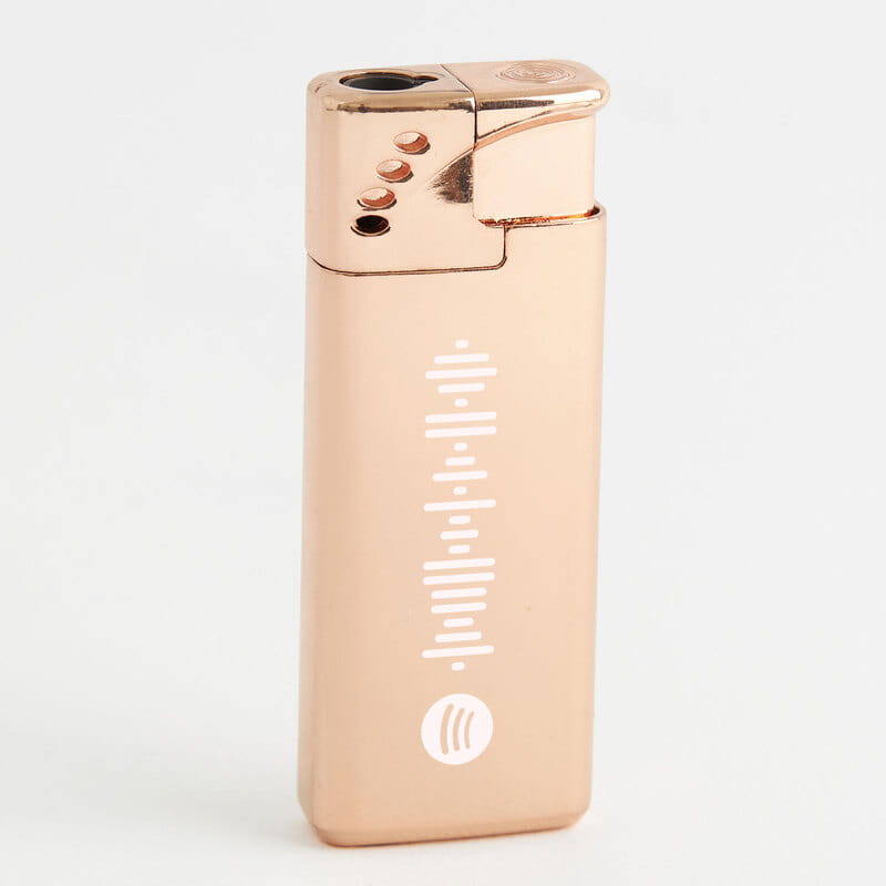 Spotify QR Kod Tasarımlı Metal Kutulu Çakmak