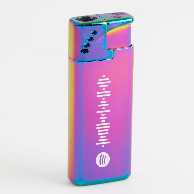 Spotify QR Kod Tasarımlı Metal Kutulu Çakmak