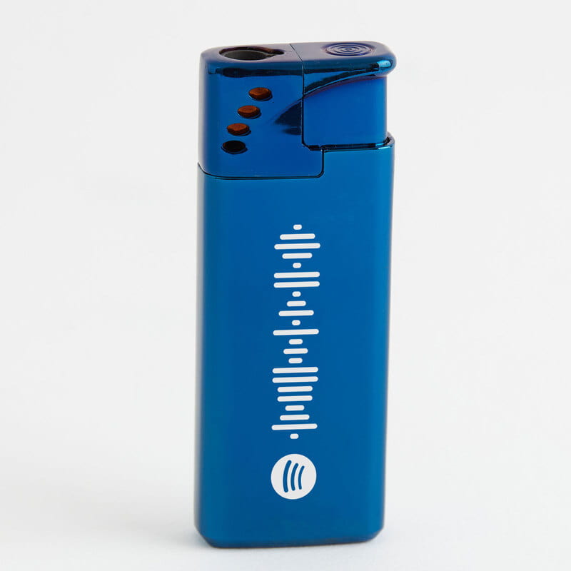 Spotify QR Kod Tasarımlı Metal Kutulu Çakmak