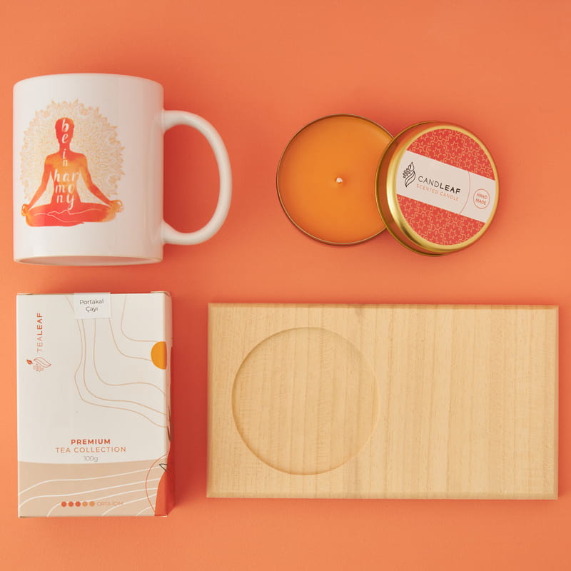 Turuncu Relax Konsept Hediye Kutusu