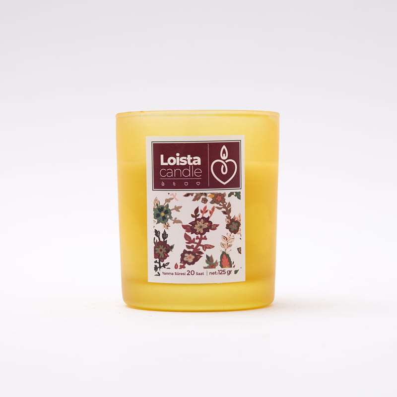 3 Renkli Kokulu Bardak Mum Seti