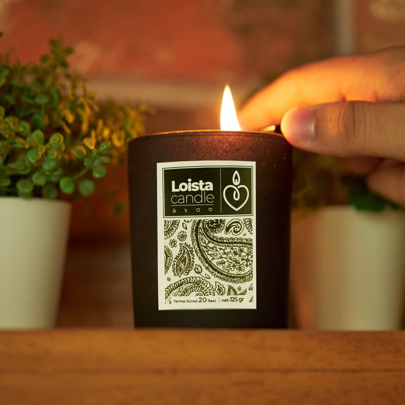 3 Renkli Kokulu Bardak Mum Seti