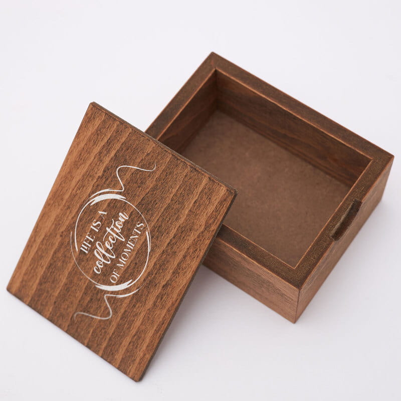 70 Fotoğraf Baskılı Collection Ahşap Fotoğraf Kutusu