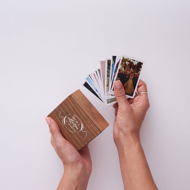 70 Fotoğraf Baskılı Collection Ahşap Fotoğraf Kutusu
