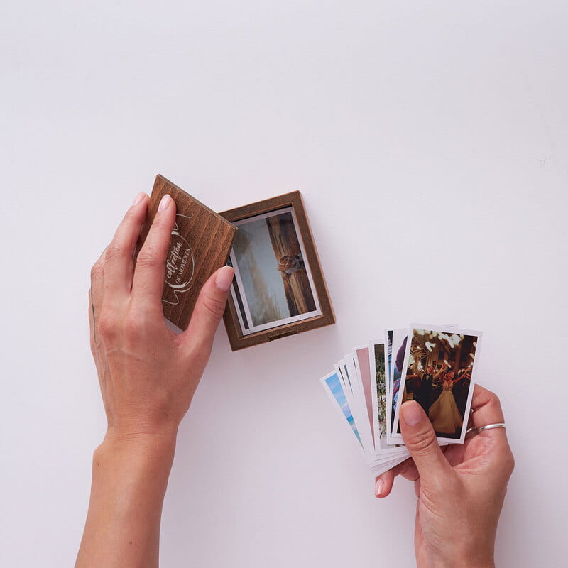 70 Fotoğraf Baskılı Collection Ahşap Fotoğraf Kutusu